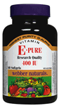 Pure E, Research Quality, 400 IU, 60 softgels