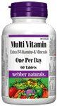 Multi Vitamin, Extra B Vitamins & Minerals, One Per Day, 60 tablets