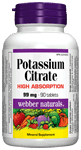 Potasium Citrate, High Absorption, 99 mg, 90 tablets