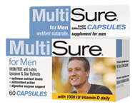 MultiSure for Men, Easy Swallow Multivitamin, 60 capsules