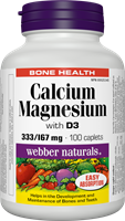 Calcium Magnesium with D3, Krebs Cycle, Easy Absorption, 333/166 mg/133 IU, 100 caplets