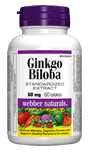 Ginkgo Biloba, 60 mg, 60 tablets