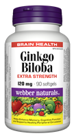 Ginkgo Biloba, Extra Strength, 120 mg, 90 capsules