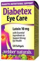 Diabetex Eye Care, Omega-3, Lutein & Antioxidants, 120 softgels