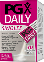 PGX DAILY SINGLES, 2.5g per stick, 30 Convenient Sticks