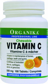 Vitamin C Orange - Chewable, 500 mg, 90 tabs