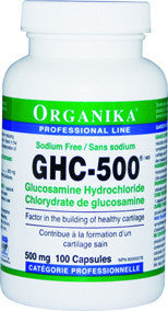 GHC-500 Glucosamine Hydrochloride, 500 mg, 60 caps/120 caps/300 caps