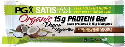 PGX Satifast Organic Vegan Protein Bar