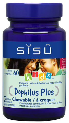 Dophilus Plus 兒童專用益生菌  20億益生菌  60粒咀嚼片 樱桃口味